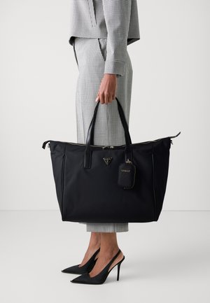 Guess WAVE CARRYON LARGE TOTE SET - Cabas - black