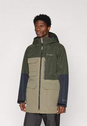 CORESHOT™ JACKET - Veste de ski - stone green/greenscape/black