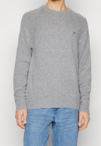 GANT Maglione - mottled dark grey