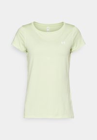 HEATGEAR ARMOUR - Tekninen t-paita - retro green/white