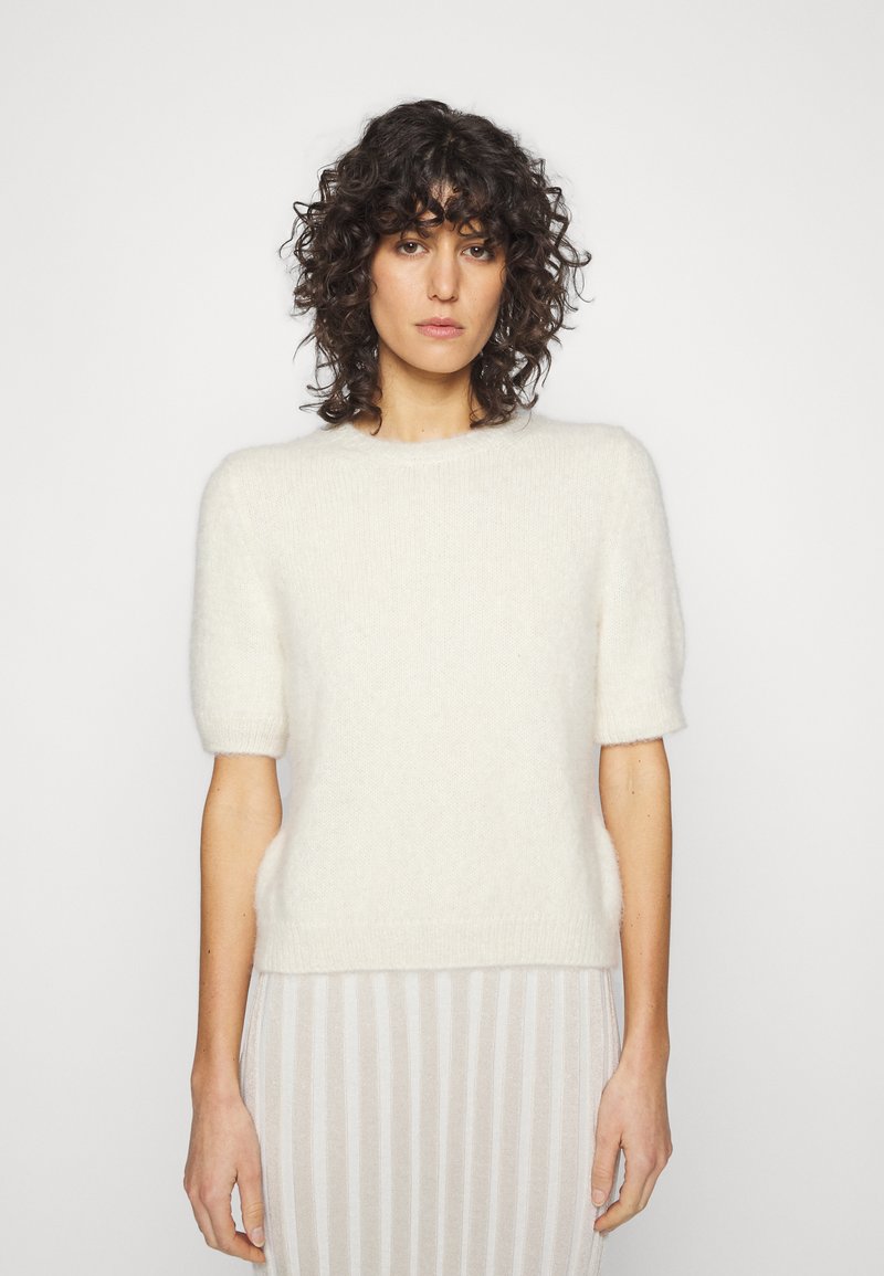 Damen Bekleidung | House of Dagmar TANIA T-Shirt basic off white/offwhite - GY91217 Damen Bekleidung | House of Dagmar TANIA T-Shirt basic off white/offwhite - GY91217