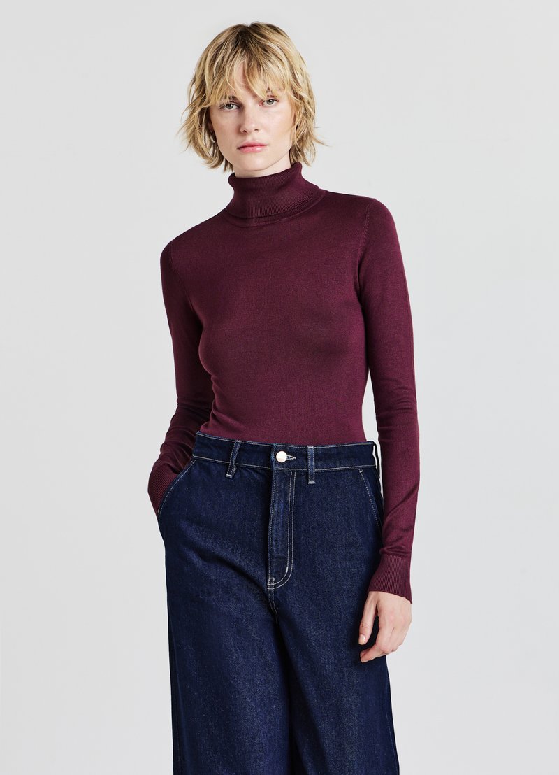 Calliope DOLCEVITA A UNITA - Strickpullover - bordeaux