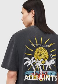 AllSaints CREW - T-shirts print - washed black