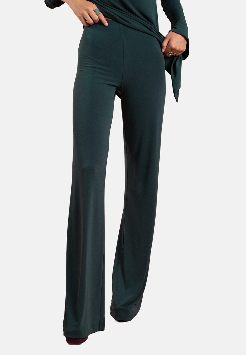 THE-ARE DE CAMPANA ELÁSTICO - Pantalones - dark green