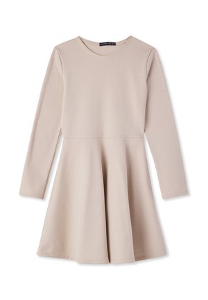 Vestito di maglina - beige