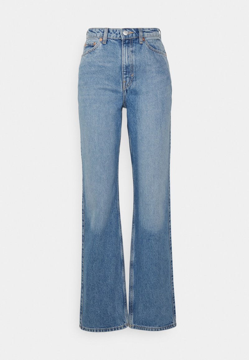 Weekday ROWE EXTRA HIGH - Calças de ganga de perna direita - honest blue