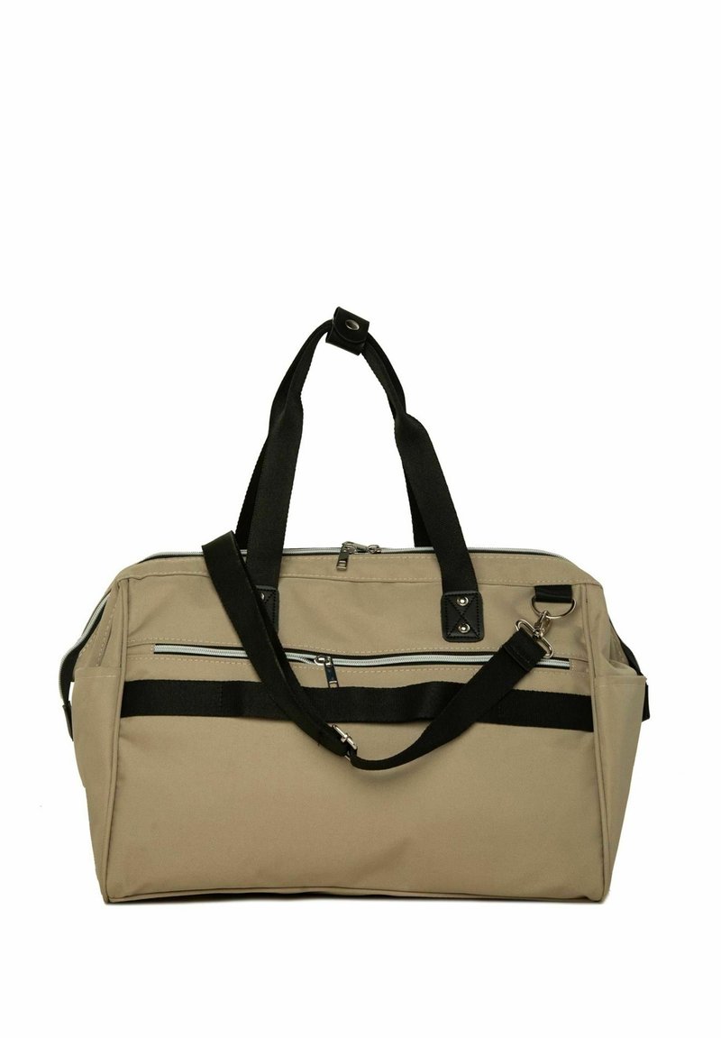 Bagmori DOUBLE POCKET SHOULDER DIAPER BAG Wickeltasche mink