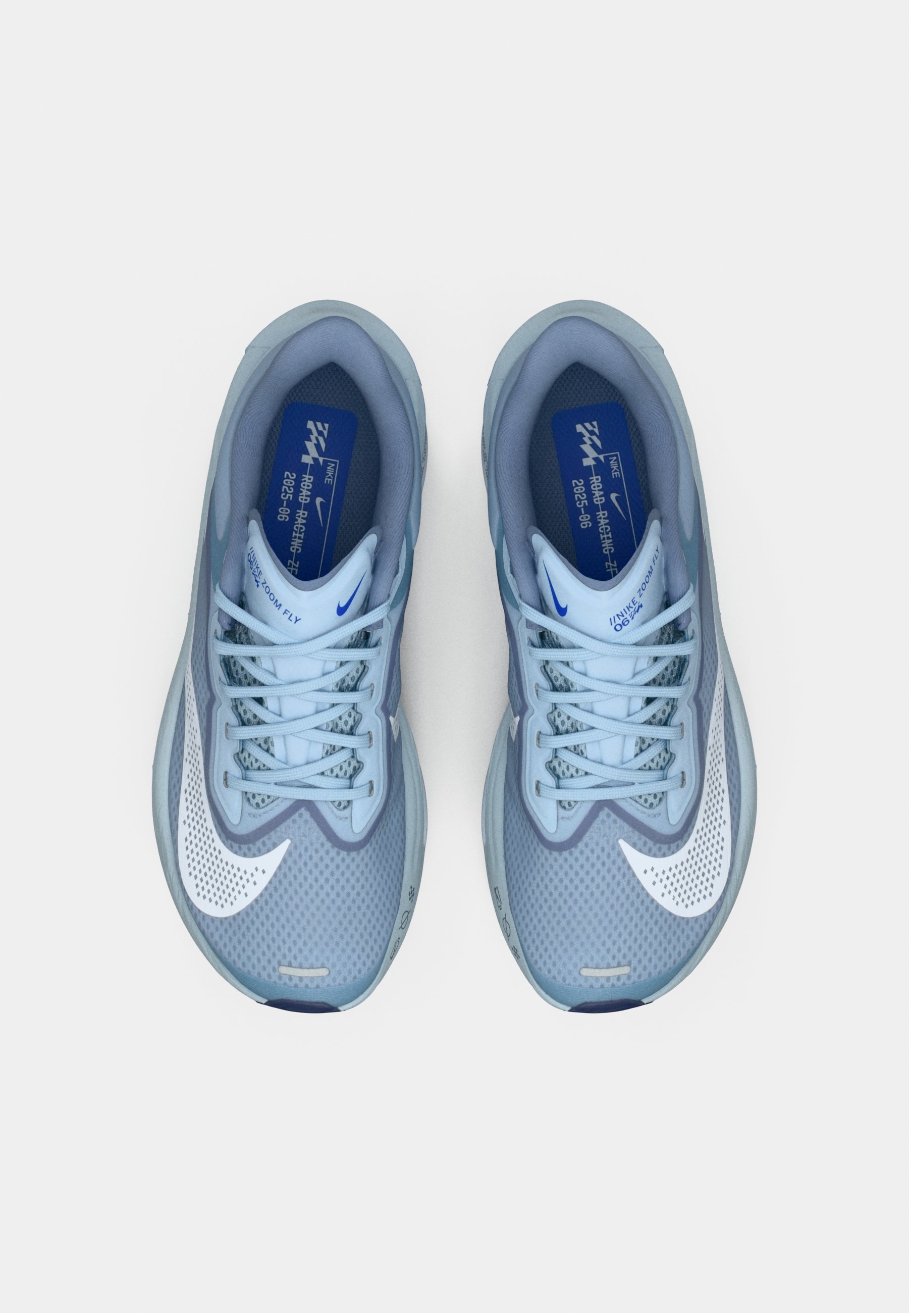 Nike Air Zoom FLY 6 25cm グレー/ブルー Nike Running Shoe Zoom Fly 6 - Grey/Blue Void/Football Grey