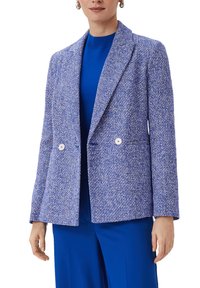 comma MIT STRUKTURMUSTER - Blazer - royalblau