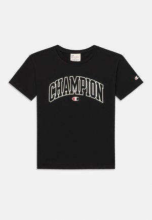 COLLEGE CREW NECK UNISEX - T-shirt imprimé - black