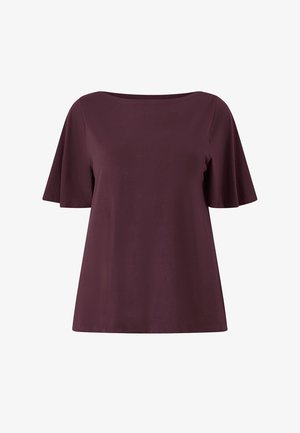 Ellos Plus collection, TOP MIT RUNDHALSAUSSCHNITT - T-shirts basic - bordeaux