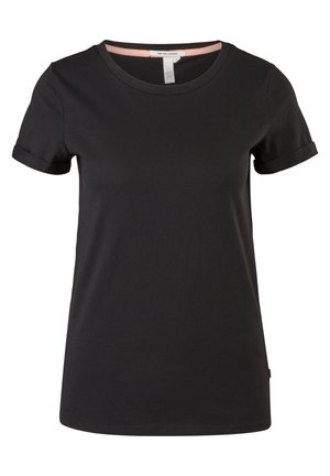 QS MIT CREW NECK - T-shirt basic - black