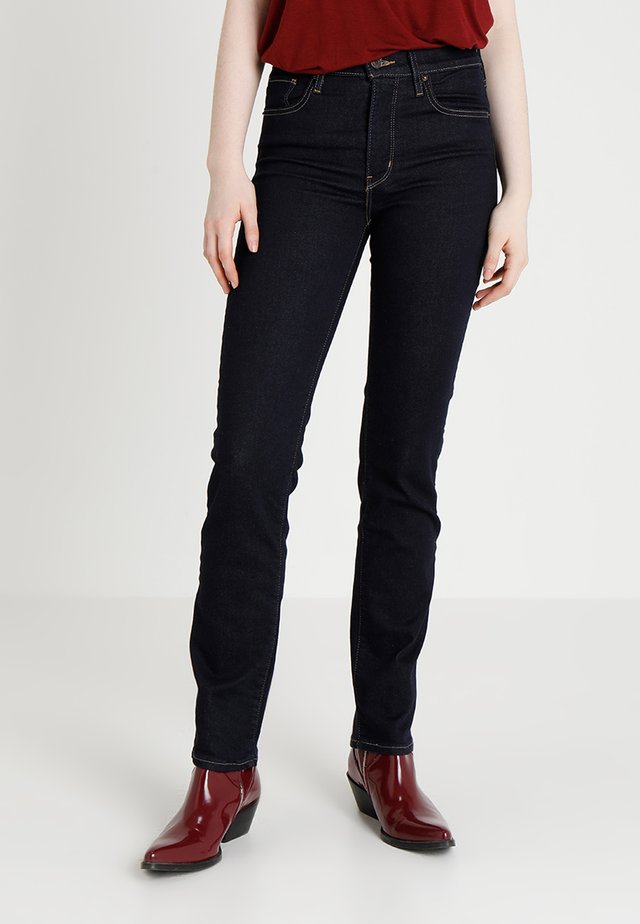 Jean slim - dark-blue denim, rinsed denim