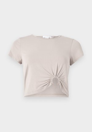 Good American, T-shirt basic - mushroom