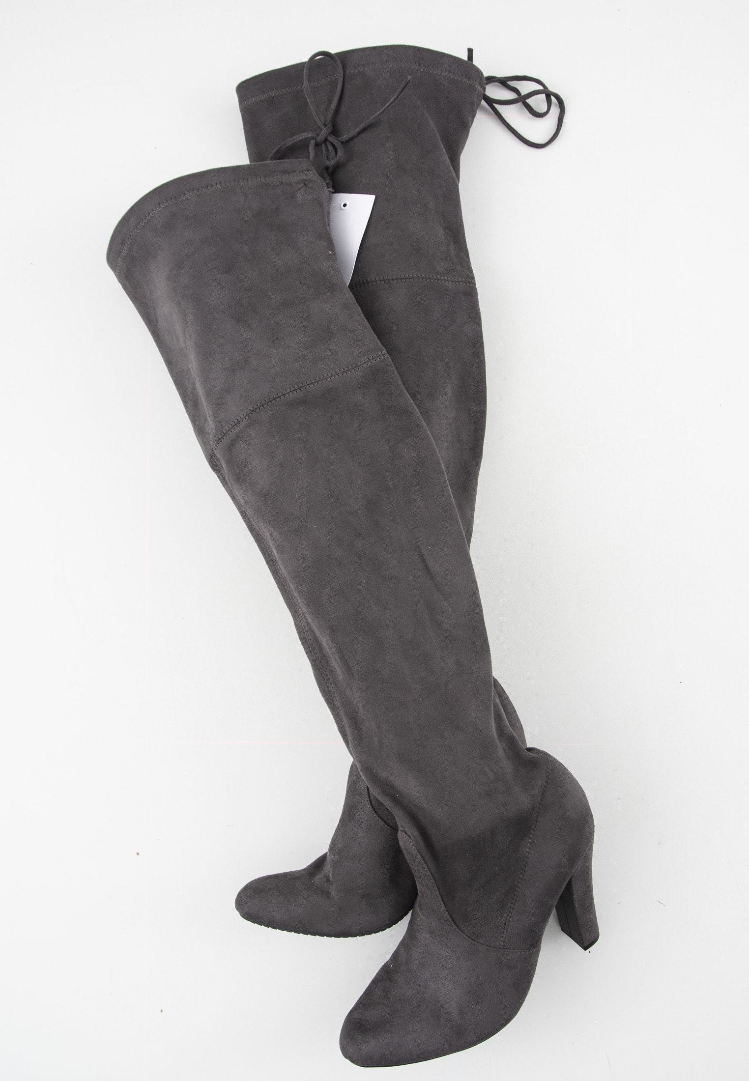 Steve Madden Botas mosqueteras - grey/gris - Zalando.es