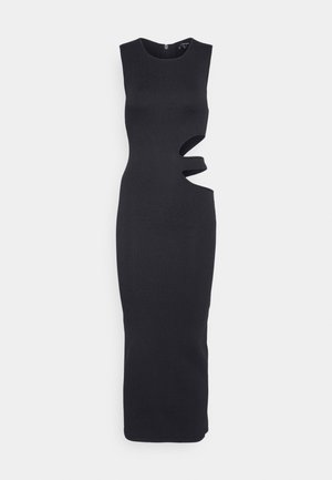 SOLITUDE CUT OUT DRESS - Jumper dress - black