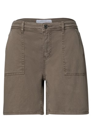 Street One, STRAIGHT LEG SHORTS IM CASUAL FIT - Short en jean - brown wash