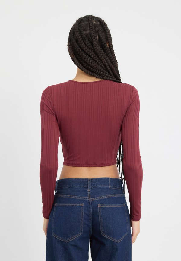 Long sleeved top - windsor wine4