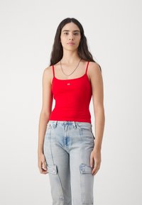 Tommy Jeans TJW ESSENTIAL STRAP 2 PACK - Top - white/red