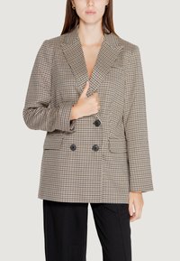 ONLY LETTIE CHECK - Blazer - beige