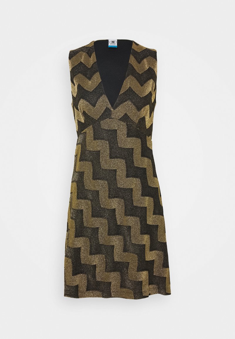 M Missoni Abito Senza Maniche Cocktailkleid Festliches Kleid Black Gold Schwarz Zalando At