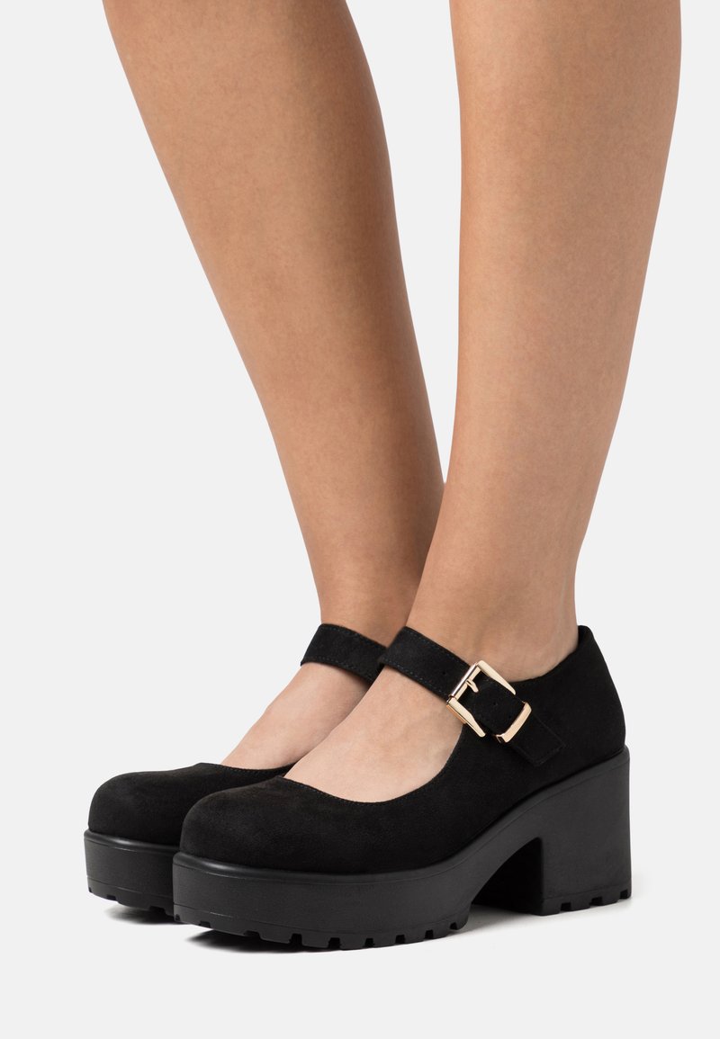 Koi Footwear VEGAN TIRA CLASSIC MARY JANES Platvormkontsad black