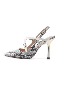 Højhælede pumps - black