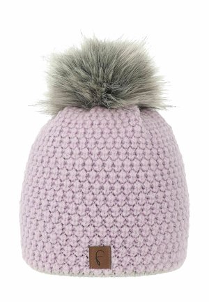 Faera, BOMMELMÜTZE KUSCHELIGES THERMOFLEECE-FUTTER MODERNER LOOK - Muts - lila