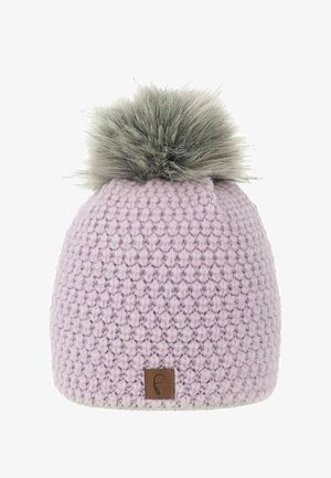 Faera, BOMMELMÜTZE KUSCHELIGES THERMOFLEECE-FUTTER MODERNER LOOK - Muts - lila