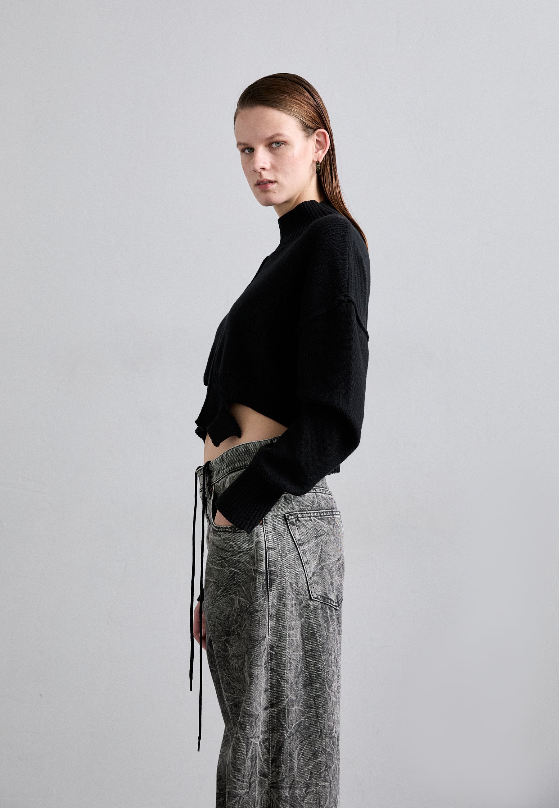 MM6 Maison Margiela PANTS 5 POCKETS - Relaxed fit jeans - grey