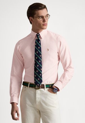CUSTOM FIT STRIPED OXFORD SHIRT - Πουκάμισο - peach/white