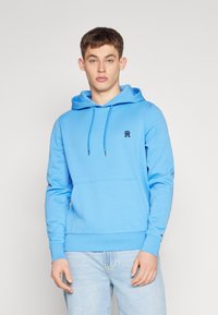 Tommy Hilfiger MONOGRAM HOODIE - Sweatshirt - blue spell