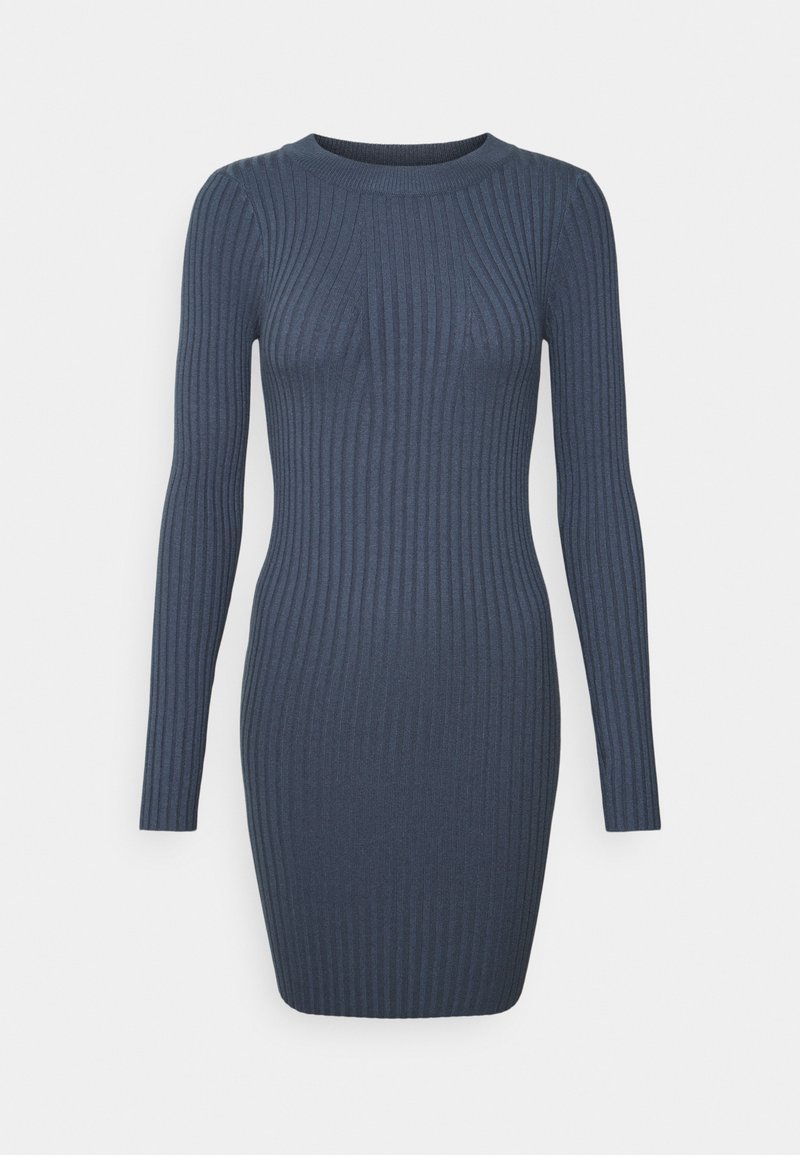Pieces PCCRISTA O NECK DRESS - Obleka/pulover - ombre blue