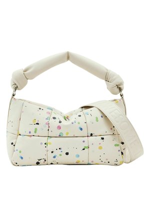 DROPLETS QUILTED - Kabelka - white