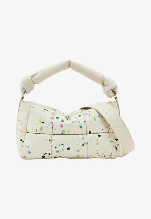 DROPLETS QUILTED - Kabelka - white