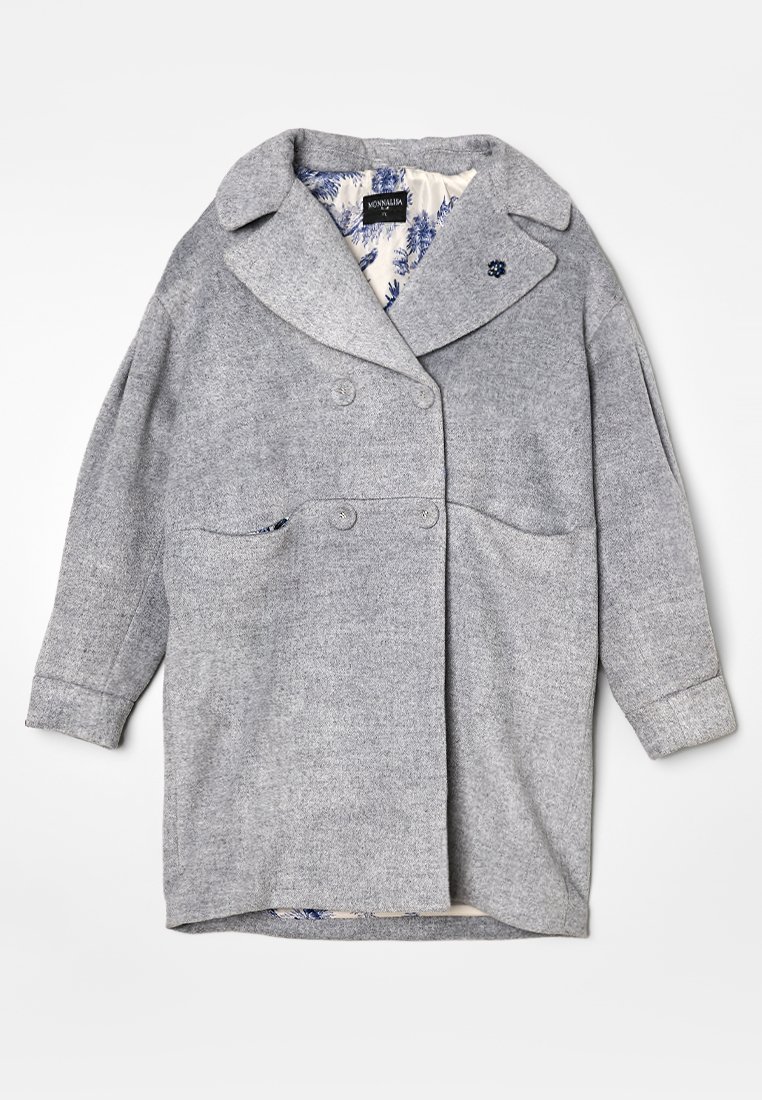 Monnalisa Mantel blauwgrijs Monnalisa Mantel blauwgrijs