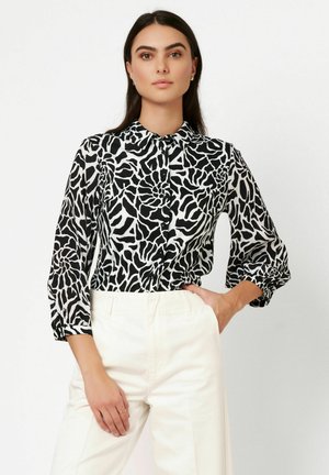 MIT VOLUMENÄRMEL
 - Hemdbluse - schwarz