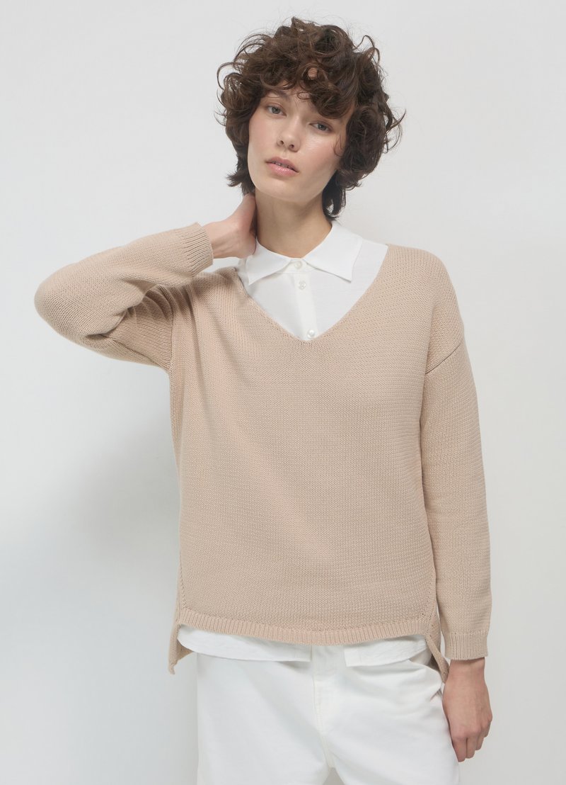 Calliope Strickpullover - beige medio