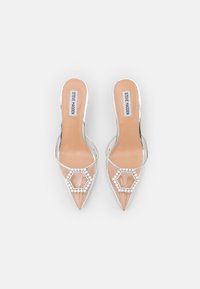 Steve Madden LUCENT - Mules de salto - clear silver