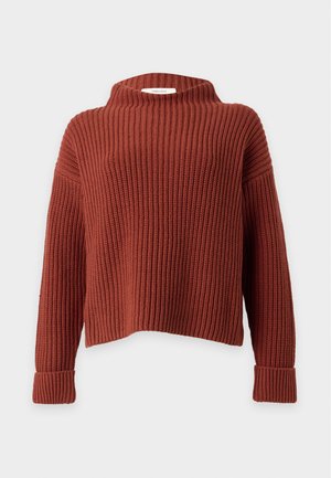 Selected, SLWSELMA PULLOVER - Pullover - cherry mahogany
