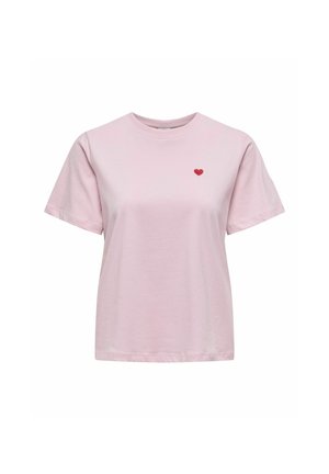 JDY JDYPISA - Marškinėliai su spaudiniu - parfait pink