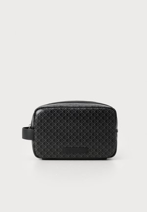 COATED EMBLEM - Kosmetiktasche - black