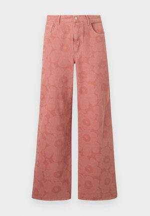 Marimekko, WIDE UNIKKO UNISEX - Loose Jeans - pink/light pink