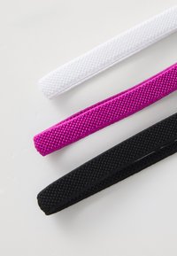 Nike Performance HEADBANDS 2.0 3 PACK - Andre accessories - white/hot fuchsia