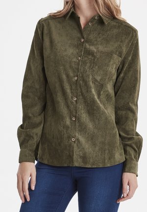 Hemdbluse - dark green
