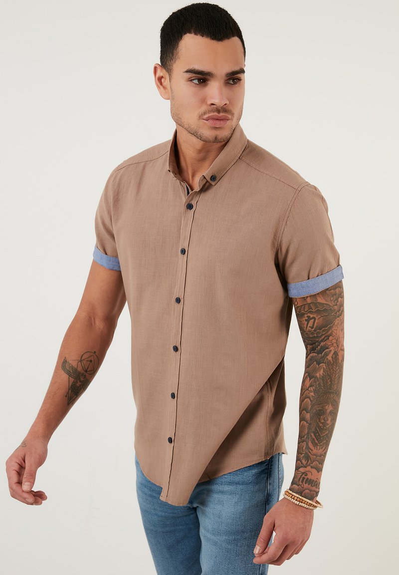 Buratti REGULAR FIT - Srajca - dark brown