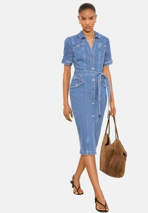 Lipsy, Denimové šaty - mid wash blue