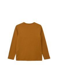 s.Oliver MIT FRONTPRINT - Longsleeve - senf