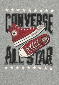 Converse SNEAKER ARCH TEE - Tričko s potlačou - dark grey heather