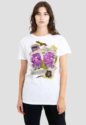 Cotton Soul, HARRY POTTER DIAGON ALLEY LOCATION - T-Shirt print - white